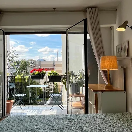 Appt 2 Chambres Vue Tour Eiffel Paris Exterior foto